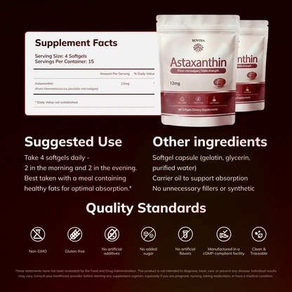 Rovina Astaxanthin | 12mg softgels